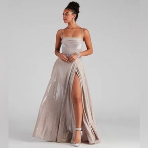 NWOT sparkly prom dress